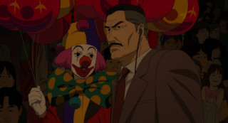 Clown man crowd balloons formal - katsuhiro otomo free wallpaper