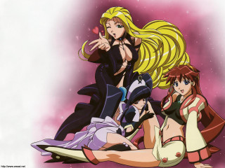 Anime girls pointing space 1999 - the other pointing free wallpaper