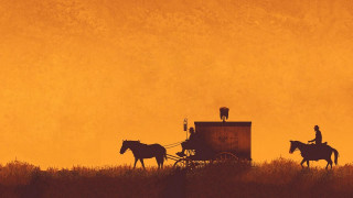 Horses grass cart man horse - western comic book art free wallpaper for desktop