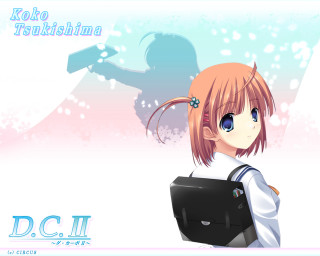 Pink haired girl school uniform 2 - a black bag free wallpaper