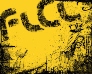 Yellow silhouette explosion city burns - ashley wood free wallpaper