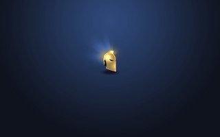 Golden door light shining dark - spotlight free wallpaper
