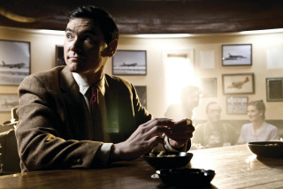 Man sitting table bowl food - a comic book panel free wallpaper