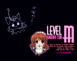 Girl cat head illustration level4 - ultra high definition free wallpaper