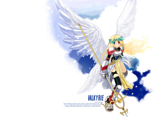 Angelic woman sword wings halo - a sword and a sword free wallpaper