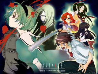 Anime blooded weapon heroes group - serial art free wallpaper