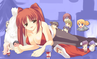 Anime giantess massurrealism puzzle girls - giantess art free wallpaper for desktop