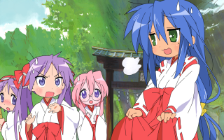 Anime girls kyoto shrine hakama - kyoto animation free wallpaper