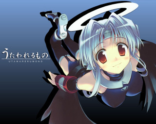 Anime sword whitehair blackoutfit rayonism - a white hair free wallpaper