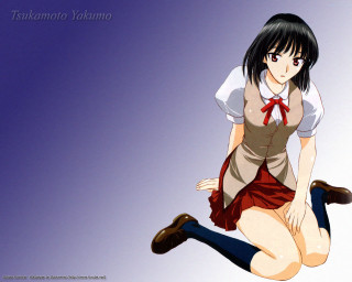 Girl school uniform flying legs - a girl in a school uniform free wallpaper