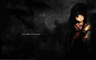 Girl darkroom redlight blackbackground gothic - red eye free wallpaper