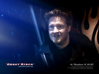 Smiling man chair fire ghost - the wall free wallpaper for desktop