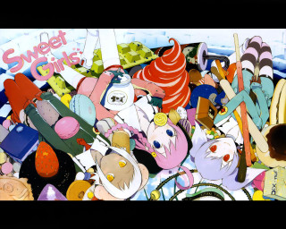 Cartoon children sweet sign food - sweet free wallpaper