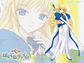 Blonde blueeyes anime character phone - her ear free wallpaper