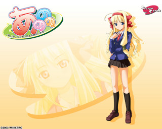 Alice prin portrait blonde blue - a short skirt free wallpaper for desktop