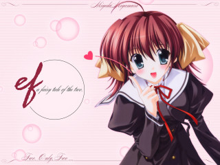 Girl ponytail blackcoat redribbon pinkbubbles - orphism free wallpaper