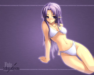 Cartoon woman bikini lying purple - a cartoon picture of a woman in a bikini free wallpaper