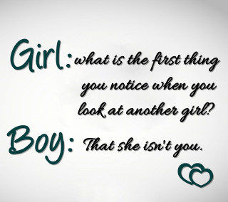 Boy girl quote love heart - realism free wallpaper for tablet