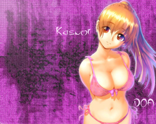 Cartoon girl pink bikini honeycomb - a cartoon girl in a bikini free wallpaper