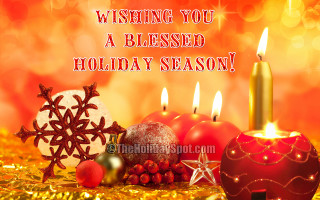 Holiday candles ornaments gold red - free holidays wallpaper