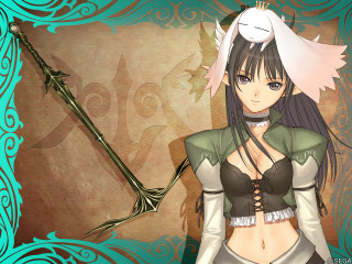 Alice prin cosplay sword bow - a background free wallpaper for desktop