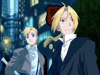 Anime city night clock gothic - ed benedict free wallpaper