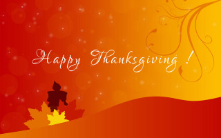 Thanksgiving turkey leaves sunset starry - a turkey free wallpaper
