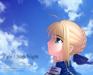 Blonde girl book sky cloudy - chizuko yoshida free wallpaper