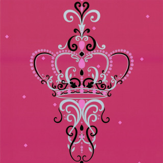 Pink black crown rococo silk - crown free wallpaper