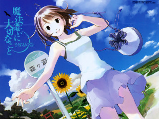 Girl white dress tennis sunflower - a white dress holding free wallpaper