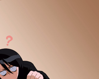 Man blackhair glasses browngradient questionmark - tachisme free wallpaper