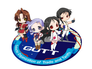 Gutt anime group bluecircle officialart - a logo free wallpaper