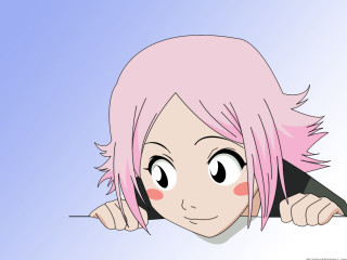 Pink hair black nose anime - pink hair free wallpaper