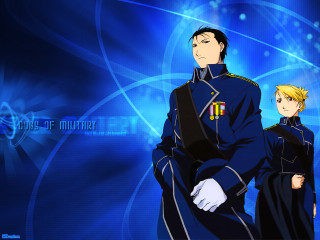 Eizan kikukawa military uniform anime - a blue swirl free wallpaper