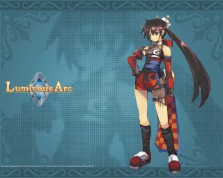 Woman armor sword ninja checkered - long hair and a sword free wallpaper