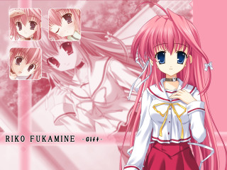 Pink haired girl glasses cherry - long pink hair free wallpaper