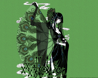 Woman black dress peacock green - a peacock free wallpaper for desktop