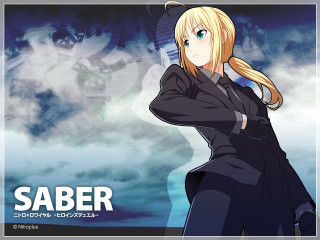 Anime blonde hair suit saber - alvan fisher free wallpaper