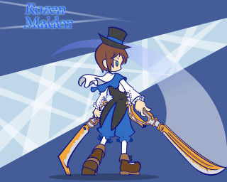 Cartoon character baseballbat tophat blue - a top hat free wallpaper