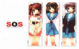Sos neogeo animegirls schooluniform blush - a couple of anime characters free wallpaper