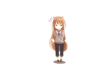 Wolf girl cat ears long - long hair and a cat ears free wallpaper