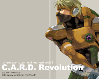 Yellow suit man gun card - his hand and a caption free wallpaper