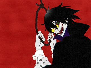 Creepy knife cartoony face bloody - a creepy face free wallpaper