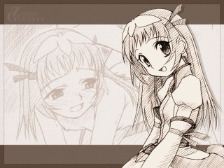 Girl long hair cat ears 6 - long hair and a cat ears free wallpaper