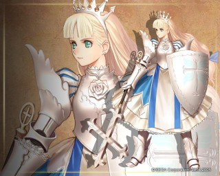 Women costumes wall clock sots - a couple of women free wallpaper