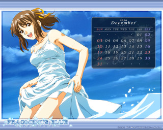 Calendar woman dress sky cloud - a calendar free wallpaper
