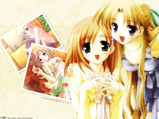 Anime girls blonde big eyes - long blonde hair free wallpaper