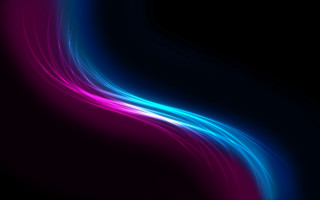 Dark background blue pink wave - a white line free wallpaper