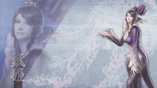 Woman purple dress standing wall - a picture of a woman free wallpaper for desktop