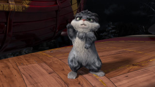 Cat standing wooden floor secret - the animated movie free wallpaper